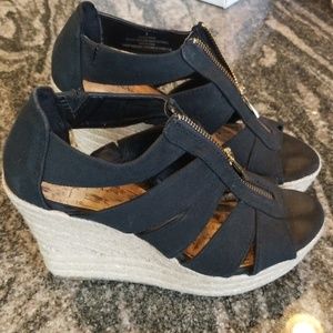 Merona Black Platform Spadrille